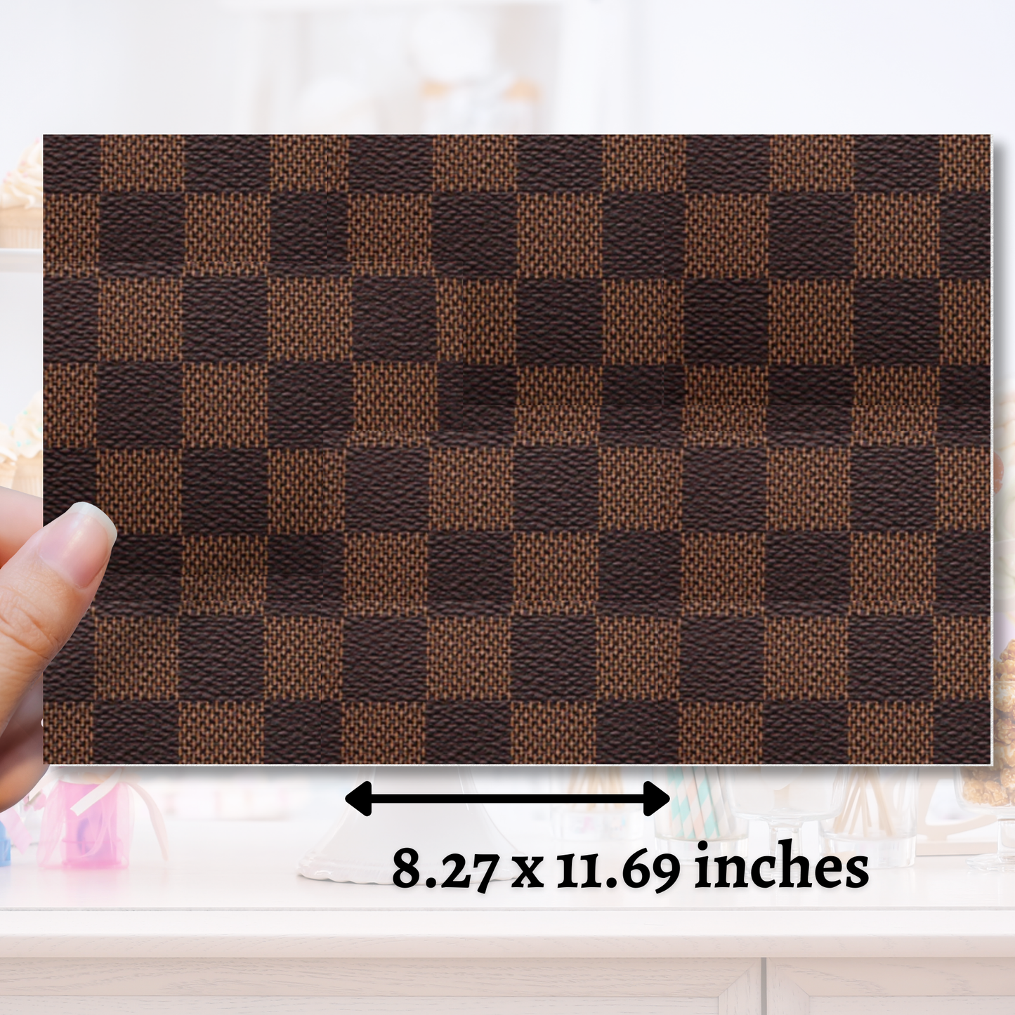 Lv Pattern Edible Image - Sugar Coated Canvas