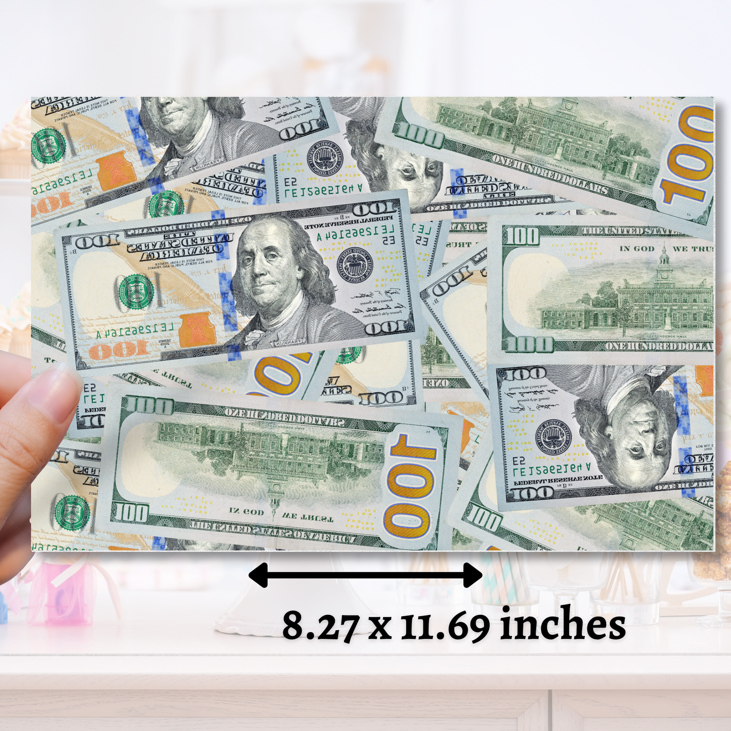 Money Edible Image - Sugar Coated Canvas