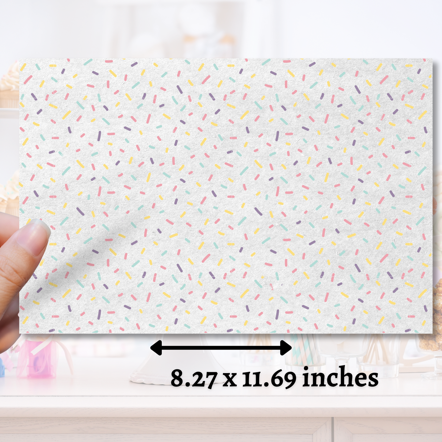 Sprinkle Edible Image - Sugar Coated Canvas