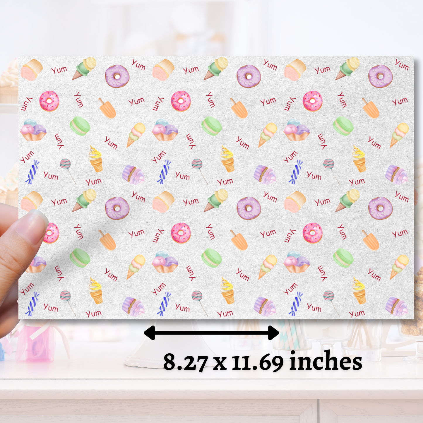 Dessert Edible Image - Sugar Coated Canvas