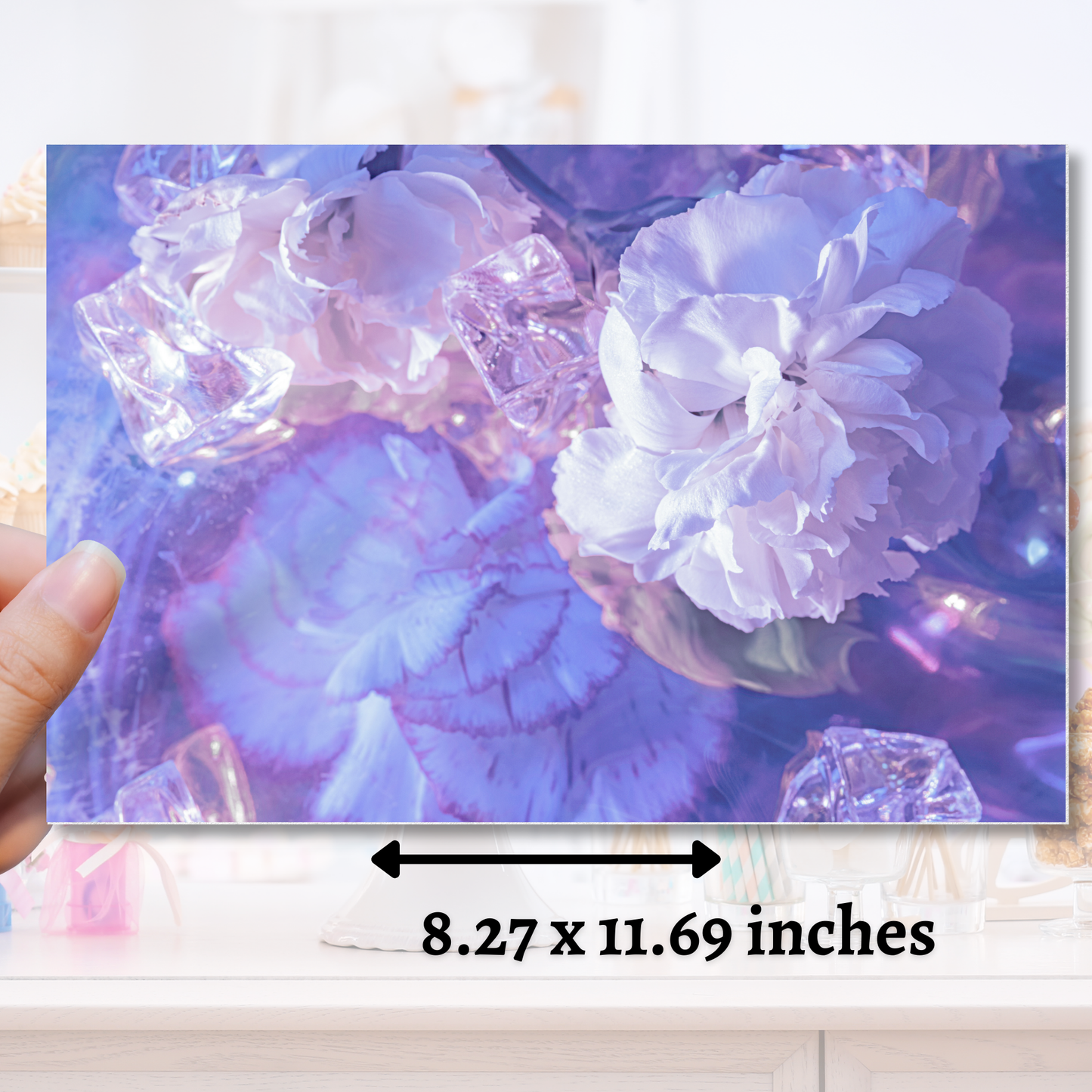 Carnations Edible Image - Sugar Coated Canvas
