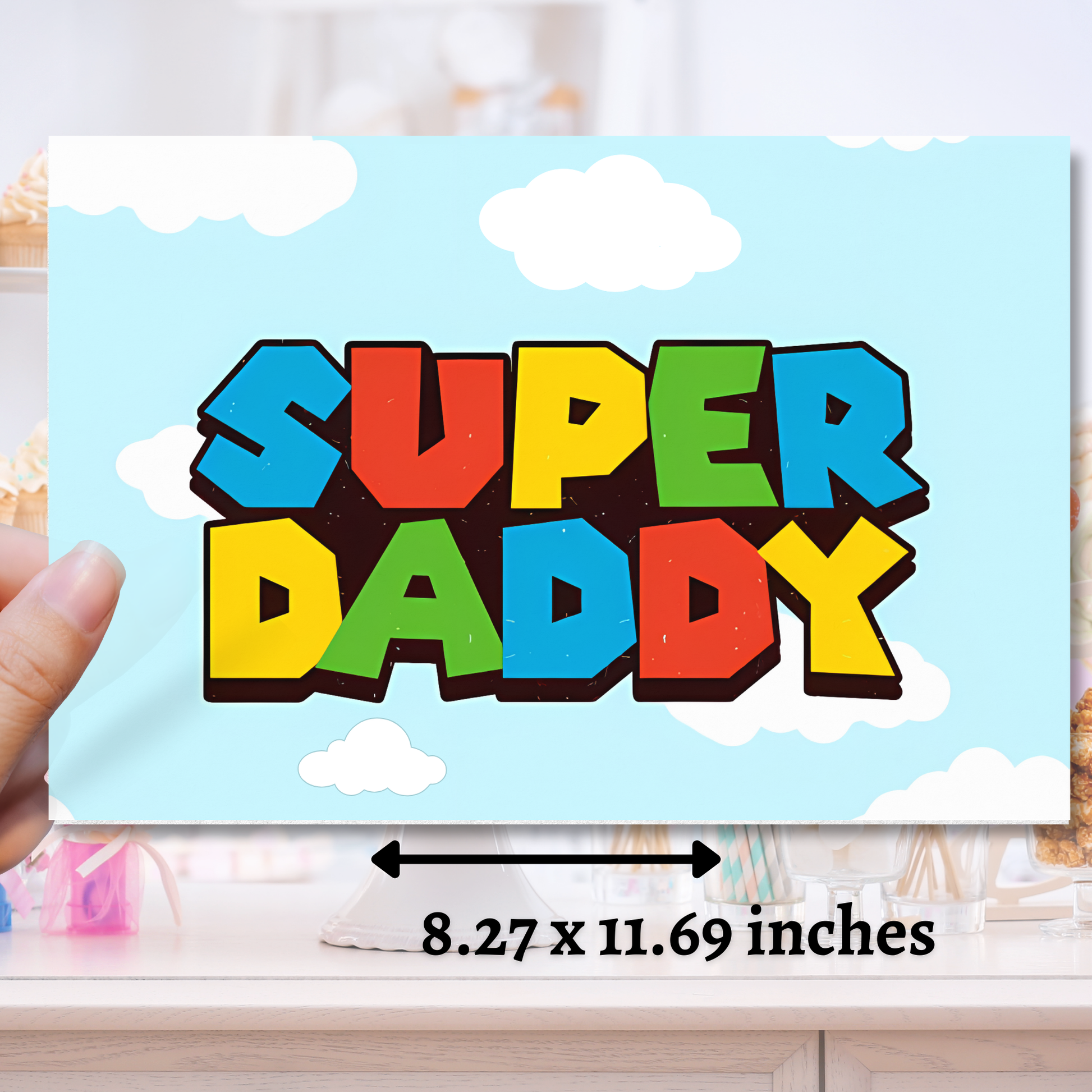 Super Daddy Sheet Edible Image - Sugar Coated Canvas