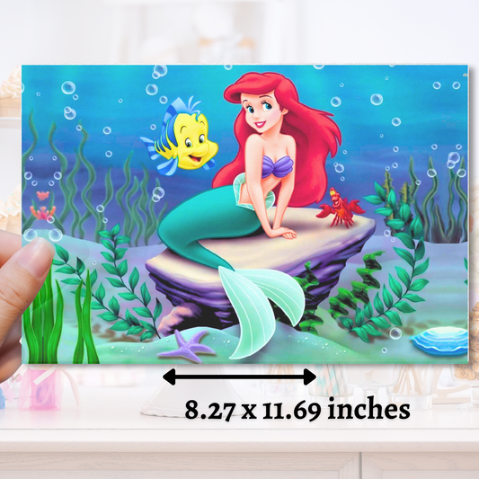 Ariel Sheet Edible Image - Sugar Coated Canvas