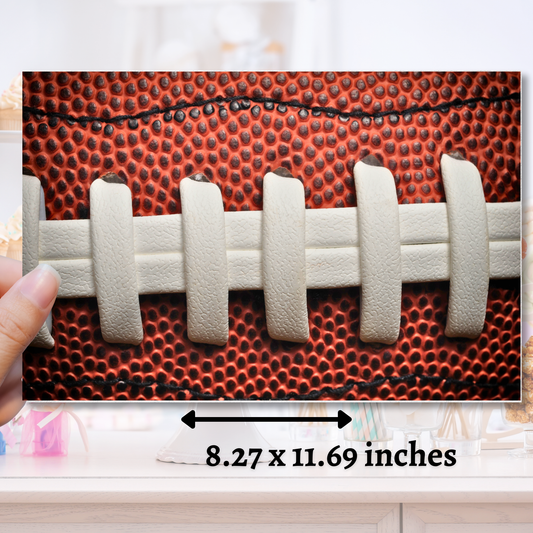 Football Sheet Edible Image - Sugar Coated Canvas