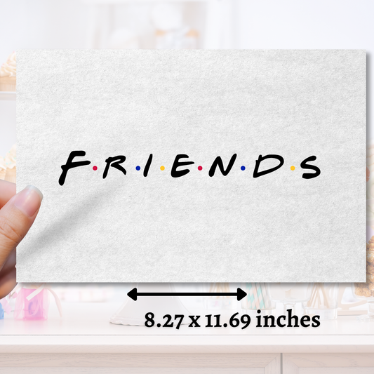 Friends Sheet Edible Image - Sugar Coated Canvas