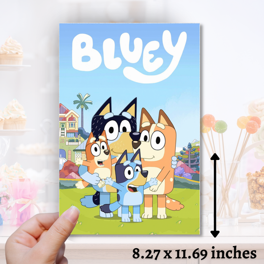 Bluey Sheet Edible Image - Sugar Coated Canvas