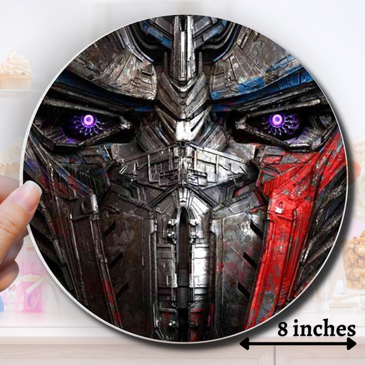 Transformer Circle Edible Image - Sugar Coated Canvas