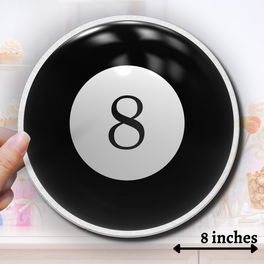 8 Ball Edible Image - Sugar Coated Canvas