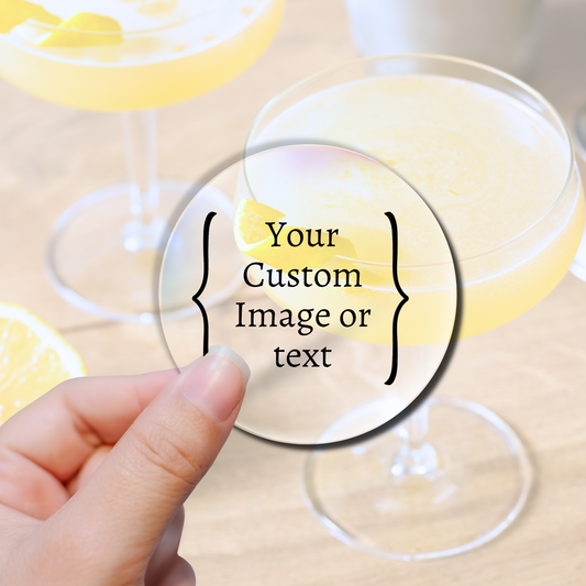 Custom Edible Drink Toppers - Sugar Coated Canvas